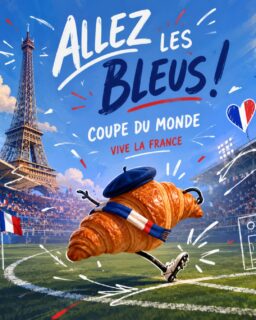 🥐⚽🇫🇷
El único balón que aceptamos hoy: un croissant.

¡¡Allez les Bleus!! 💙❤️
Modo mundialista activado con vibes francesas 🇫🇷✨

¿Francia campeona otra vez? 👀🏆

#AllezLesBleus #CopaDelMundo #Francia #ViveLaFrance #FrenchVibes #Croissant #Football #Paris #SelecciónFrancesa #ModoFrancés