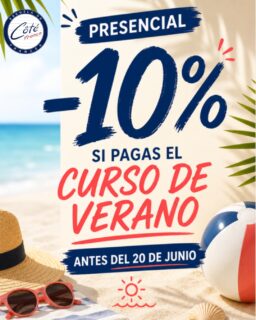 ☀️🇫🇷 ¡El verano se disfruta mejor aprendiendo algo nuevo!

Aprovecha nuestro 10% de descuento en modalidad presencial al pagar tu Curso de Verano antes del 20 de junio.

📅 Promoción por tiempo limitado
🎁 10% de descuento
📍 Modalidad presencial

¡No dejes pasar esta oportunidad y reserva tu lugar hoy!

#CursoDeVerano #CoteFrance #FrancesParaTodos #AprenderFrances #Verano2026 #Guadalajara #Idiomas #Promocion #Descuento #Frances #VacacionesDeVerano ☀️🇫🇷✨