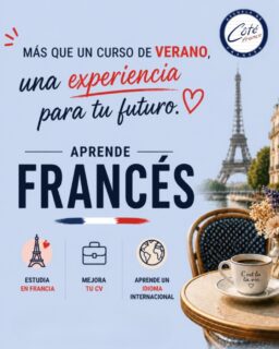 🇫🇷✨ Más que un curso de verano…
una experiencia para tu futuro.

Aprender francés es abrir nuevas puertas 🌍
🎓 Estudia en Francia
💼 Mejora tu CV
🗣️ Aprende un idioma internacional

Este verano, empieza una aventura diferente con el ✨Curso de Verano 2026✨ de Côté France 💙

📅 Del 6 al 30 de julio 2026
📩 DM para más información e inscripciones

#CursoDeVerano #Francés #AprenderFrancés #Verano2026 #CôtéFrance #Idiomas #EstudiaEnFrancia #FrenchSummer #Guadalajara